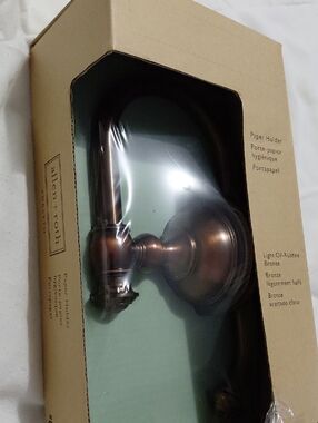 Allen + Roth Light Oil-Rubbed Bronze Toilet Paper Holder